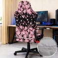 thumbnail image 3 of Jeiento Cherry Blossoms Gaming Chair Seat Cover with Armrest Covers, Stylish Office Chairs Slipcover Butterfly Stretchable Non Slip Seat Cushion Protectors for Home, Office Decor, 3 of 7