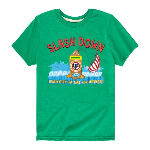 Pete The Cat - Splash Down - Toddler And Youth Short Sleeve Graphic T-Shirt