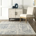 thumbnail image 5 of nuLOOM Arlena Vintage Traditional Area Rug, 5' x 8', Arlena Blue, 5 of 5