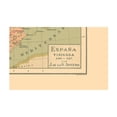 thumbnail image 2 of Historic Map - Spain 460 AD to 507 AD - Artero 1879 - Vintage Wall Art, 2 of 4