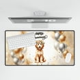 thumbnail image 4 of Happy Anniversary Goldendoodle Celebrates Wedding Love Family Party Desk Mat Full Keyboard Mouse Pad Doodle Dog Lover Gifts Idea Large Mousepad - 01015, 4 of 5