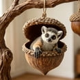 thumbnail image 6 of AuroraX forest Animal Hanging Ornaments Woodland Creature Wall Decor Resin Rustic Brown Hand Painted Miniature forest Decorations for Home, 6 of 6