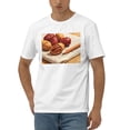 thumbnail image 1 of Custom Print Old Newspaper Men's T-Shirt Tees White Top, 1 of 4