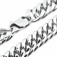 thumbnail image 4 of QQTDFG HEAVY Silver 18mm 24" Curb Cuban Link Chain 316L Stainless Steel Men's Necklace-default, 4 of 7