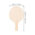 thumbnail image 6 of MEIBUTYUP Table Tennis Blanks 4 Pairs Set, Wood Material for Table Tennis Enthusiasts, 6 of 8