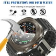 thumbnail image 3 of ASTRAEA Screen Protector Case for Samsung Galaxy Watch Ultra 47mm, Hard PC Bumper Built-in Glass Film Full Cover Anti Scratch, Titanium Gray, 3 of 8