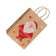 thumbnail image 1 of Matsuzay Amplia gama portátil ampliamente utilizada de la capacidad grande de las bolsas de papel de Brown de la Navidad de usos Kits de decoración para fiestas 025-5 21*15*8, 1 of 6