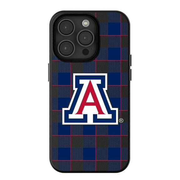 Keyscaper Arizona Wildcats Plaid Magnetic Bump iPhone Case