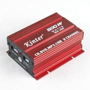 Mini Hi-Fi 500W 2 Channel Stereo Audio Amplifier Amp Subwoofer
