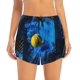 thumbnail image 2 of Balery Sports Tennis Ball Pantalones cortos deportivos para mujer con forro y dos bolsillos, elásticos, para entrenamiento, gimnasio, yoga-Medium, 2 of 7