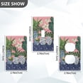 thumbnail image 7 of Yayeee Blank Wall Plate Cover 1-Gang 4.5"x2.7" Home Unused Decorative Outlet, Floral Vase, 7 of 7