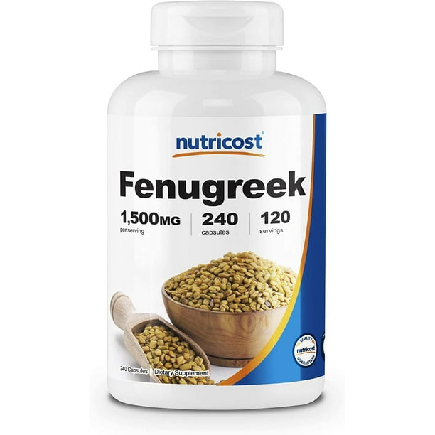 Breast Milk Supply Enhancing Fenugreek Supplement (240 caps) Walmart