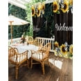 thumbnail image 5 of nqOlkjepod Outdoor Curtains for Patio Waterproof, Yellow Sunflower Outdoor Privacy Panels Grommet, Plaid Black Bows Plank Country Blackout Outside Curtains for Porch/Cabana 54"x108", 2 Panels, 5 of 8