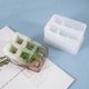 thumbnail image 3 of 6 Holes Cube Shape Silicone Mold Lipstick Storage Holder Table Decor Diy Mold-zzy, 3 of 5