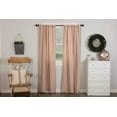 Piper Classics Market Place Red Ticking Stripe 84" Curtain Panels, Set