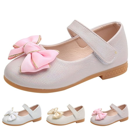 

PEASKJP Walking Sandals Girl Girls Flat Soft Sandals Indoor Pinted Comfort Non Slip Comfy Sandals Girls Summer Dress Shoes White 10