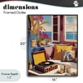 thumbnail image 4 of Stupell Industries Eclectic Boho Vacation By The Sea Black Framed Giclee Art, 16 x 20, by Lisa R Dumm, 4 of 8