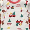 thumbnail image 5 of TOWED22 Baby Toddler Boys Outfits Set 2 Piece Long Sleeve Cute Print Graphic Round Neck Sweatshirt Top Sweatpants Casual Fall Winter Clothes(Watermelon Red,18-24 M), 5 of 6