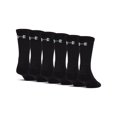 thumbnail image 2 of Under Armour Men's Comfortable Moisture Wicking Training Cotton Crew Socks (Black, L(8-12)), 2 of 5