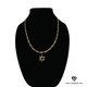 thumbnail image 1 of Collar de oro de 14 quilates con colgante de estrella david, el mejor regalo unisex para madre, padre, novia, novio, ella, él, collar de cadena Figaro de 14 quilates de Aria Jeweler Daily, 1 of 5