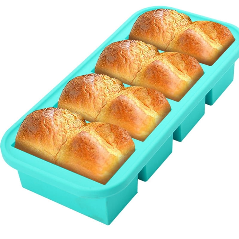 1pc Efficient Silicone Ice Cubes Tray And Food Container Set Leak Proof Cover Ice Block Maker For Freezers Organization