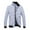 Grey, variant on Bcfgryg Mens Fashion Business Solid Stand Collar Leisure Large Zipper Jacket Casual Denim Jackets For Men