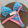 thumbnail image 2 of New Women's Bikini Split Print Swimwear Fashion G-string Beach Holiday, 2 of 10