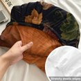 thumbnail image 4 of Full Size Fitted Sheet Set - Halloween 3 Piece Bedding Sets 16" Deep Pocket Fitted Sheet with 2 Pillowcases, Fall Ghost Orange Pumpkin Mushroom Leaves Brushed Microfiber Hotel Luxury Bed Sheets, 4 of 9