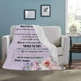 thumbnail image 2 of LHSHID Personalized Blanket to My Best Friend from Your BFF My Dear Friend I Thank You for All That You Do Blanket Throws for Bed, 2 of 4