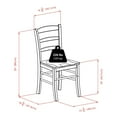 thumbnail image 3 of Winsome Taylor 3PC Drop Leaf Table & Ladder Back Chair, 3 of 9