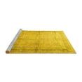 thumbnail image 2 of Ahgly Company Machine Washable Indoor Rectangle Persian Yellow Traditional Area Rugs, 8' x 12', 2 of 4