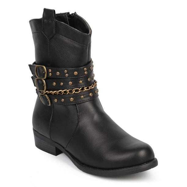 chain biker boots