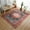 Red, variant on Lochas Vintage Bohemian Area Rug for Living Room, Retro Boho Rug Bedroom Indoor Print Carpet, 4' x 6', Orange