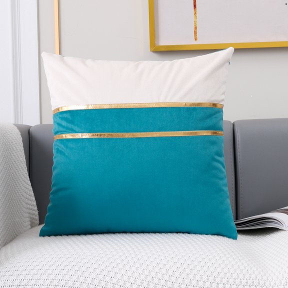 Yidarton 45*45CM Dutch Velvet Stitching Phnom Penh Pillowcase Sofa Waist