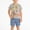 Gray, variant on Eltusu Boys Cotton Outfit Sets, Comfort Elastic Waist Short Sleeve Crew Neck T-Shirts & Shorts Sets Blue Size 7-8 T