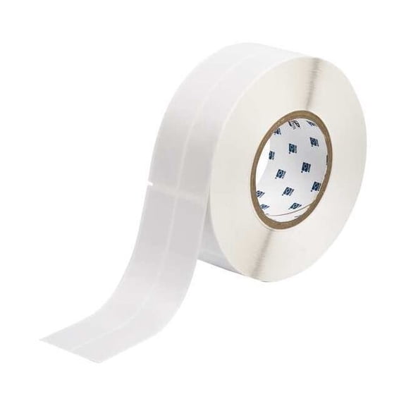 Brady Thermal Transfer Label, White/Translucent, Labels/Roll: 1000 THT-81-427-1