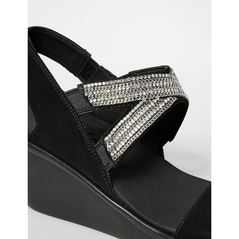 Skechers Rumble On Chart Topper Wedge Sandal Women s Walmart
