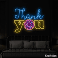 thumbnail image 3 of Craftnamesign Thank You Neon Signs, Donut Shop Decor, Bakery LED Signage, 3 of 4