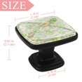 thumbnail image 3 of 4 Pcs Square Cabinet Handle Cupboard Knob Drawer Pulls Handle Dinosaur Drawer Knobs with Screws Furniture Decoration, 3 of 5