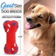 thumbnail image 2 of Dog Bone Squeaky Toy - Washable Pet Bone Shaped Squeak Toy Interactive Fetching Durable Rubber Teeth Training Chew Toy - for Medium Size Dog Puppy, 2 of 4