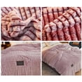 thumbnail image 3 of Cooling Blankets Flannel Fleece Blanket Patchwork Quilt Microfiber Blanket 47x79IN Bed Cooling System Plush Throw Blankets for Adults Cooling Blanket for Dogs Keep Cool for Night Sweats, 3 of 3