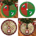 thumbnail image 5 of Twinkseal Christmas Tree Skirt Lace-up Design Snowflake Christmas Tree Skirt Easy to Install Exquisite Design Xmas Tree Skirt for Festive Decorations Tree Skirt, 5 of 8