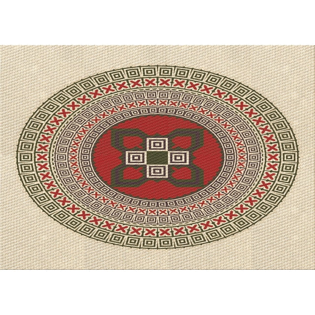 Ahgly Company Machine Washable Indoor Rectangle Transitional Sienna Brown Area Rugs, 2' x 4'