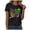 Black, variant on HCNTES Mardi Gras Shirts for Women Fat Tuesday Tshirt Carnival Party New Orleans Parade Graphic Short Sleeve Outfit Tee Tops(Size:XXL)