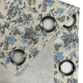thumbnail image 4 of Ambesonne Grommet Curtain, , 50"x72", Cream Ceil Blue and Grey, 4 of 5
