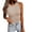 Khaki, variant on Aayomet Gym Tops For Women Sequin Tops for Women Sparkle Tank Camisole V Neck Tie Waist Top Party Club Vest Shirt,Khaki M