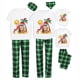 thumbnail image 3 of Pijamas familiares a juego de Navidad en julio, conjuntos de pijamas blancos, 3 of 3
