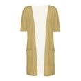 TQWQT Light Weight Cardigan Women Summer Casual Short Sleeve Open Front