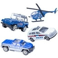 thumbnail image 2 of Floor Storage Game Blanket Set with 3 PCS Die-Cast Cars and 1 PC Die-Cast Plane - Police, 2 of 4