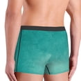 thumbnail image 5 of Balery Teal Turquoise1 Men's Boxer Briefs, Soft and Breathable Cotton Underwear with nylon Waistband-X-Large, 5 of 9
